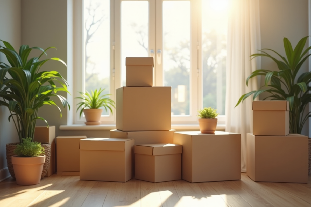 cartons déménagement